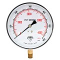 Winters PCT331 Contractor Gauge, 4.5&amp;quot; Dial, 0-600 PSI/KPA, 1/4&amp;quot; Bottom-