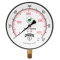 Winters PCT331LF Lead Free Contractor Gauge, 4.5" Dial,  0/600 PSI/KPA, 1/4" NPT LM-