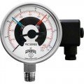 Winters PEC0209 Premium Stainless-Steel Pressure Gauge with electrical contacts, 0/600 psi/kPa, 4" dial-