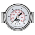 Winters PEU1406UC Economy Panel Mounted Gauge, 2&quot; Dial, 0-100 PSI/KPA, 1/8&quot; NPT-