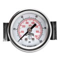 Winters PEU1420UC Economy Panel Mounted Gauge, 1.5&quot; Dial, 0-100PSI/KPA, 1/8&quot; NPT-