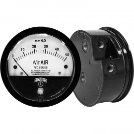 Winters PFD40018 WinAIR Differential Gauge, 0/8" H&amp;#8322;O, 4" dial-