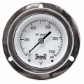 Winters PFP3786 Premium Stainless-Steel Liquid Filled Pressure Gauge for panel mounting, 0/300 psi/kPa-