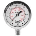 Winters PFQ119 Liquid Filled Stainless Steel Gauge, 2.5&amp;quot; Dial, 0-30 PSI/KPA, 1/4&amp;quot; NPT Bottom-
