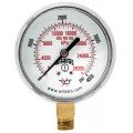 Winters PWL2826 Welding Gauge, 0-400 psi/kPa, 1/4&amp;quot; NPT Bottom Connection-