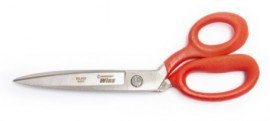 Wiss W20P Bent Handle Dipped Grip Industrial Shears, 10&amp;quot;-