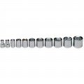 Wright Tool 379 Standard Socket Set, 3/8&amp;quot; drive, 8-point, 11-piece-