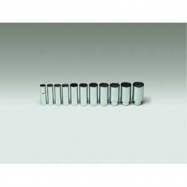 Wright Tool 402 Deep Socket Set, 1/2&amp;quot; Drive, 12-Point, 11-Piece-