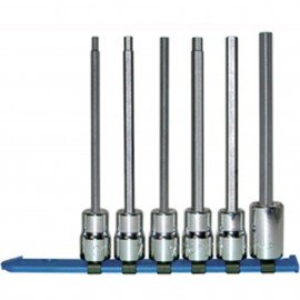 Wright Tool 454 Metric Hex Bit Socket Set, 1/2&amp;quot; drive, 6-piece-