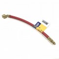 Yellow Jacket 14811 HAV-12 12&amp;quot; Red Hose, 1/4&amp;quot; Male flare x 45&amp;deg; quick coupler-
