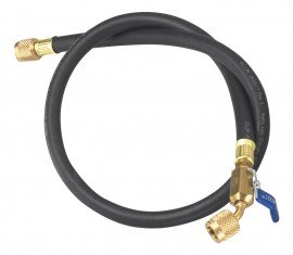 Yellow Jacket 15048 HCA-48 48&amp;quot; Heavy Duty Hose with HCA straight x angle, PLUS II&amp;trade;, 1/4&amp;quot;-