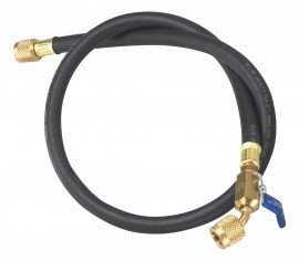 Yellow Jacket 15175 HCA-900 75′ Heavy Duty Hose with HCA straight x angle, PLUS II&amp;trade;, 1/4&amp;quot;-