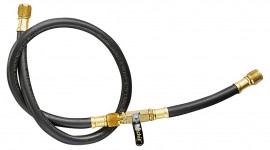 Yellow Jacket 15710 BC-120 10′ Heavy Duty Hose, 3/8&amp;quot; straight x 3/8&amp;quot; straight, PLUS II&amp;trade;, 3/8&amp;quot;-