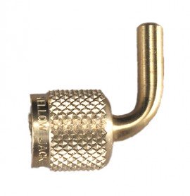 Yellow Jacket 19087 Vacuum Fitting with CH11 gasket, 3/8&amp;quot; 90&amp;deg; Female fl.-