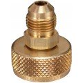 Yellow Jacket 19105 Drum Adaptor, 3/4&amp;quot; NPS Cylinder Adapter with 1/4&amp;quot; Male flare-