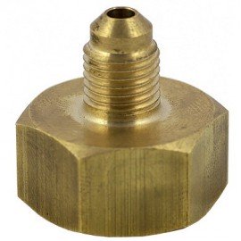 Yellow Jacket 19106 Drum Adaptor, 3/4&amp;quot; NPS Cylinder Adapter with 3/8&amp;quot; Male flare-