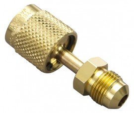 Yellow Jacket 19117 Quick Coupler, 1/4&amp;quot; SealRight&amp;trade; Str. x 3/8&amp;quot; Male flare-