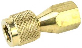Yellow Jacket 19118 Quick Coupler, 1/4&amp;quot; Female Str. x 1/4&amp;quot; NPT Female-