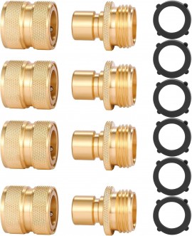 Yellow Jacket 19152 ADD-A-Hose Coupler, 3/4&amp;quot; Male flare-