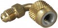 Yellow Jacket 19220 4823 Quick Coupler, 3/16&amp;quot; Female 90&amp;deg; x 1/4&amp;quot; Male fl., R-12-