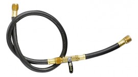 Yellow Jacket 20224 BCSA-24 24&amp;quot; Heavy Duty Hose, 1/4&amp;quot; straight x 1/4&amp;quot; 45&amp;deg;, PLUS II&amp;trade;, 3/8&amp;quot;-