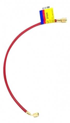 Yellow Jacket 21618 HAV-18 18&amp;quot; Red Charging Hose, HAV standard fitting, PLUS II&amp;trade; 1/4&amp;quot;-