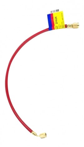 Yellow Jacket 21660 HAV-60 60&amp;quot; Red Charging Hose, HAV standard fitting, PLUS II&amp;trade; 1/4&amp;quot;-