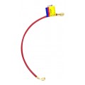 Yellow Jacket 21672 HAV-72 72&amp;quot; Red Charging Hose, HAV standard fitting, PLUS II&amp;trade; 1/4&amp;quot;-