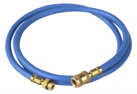 Yellow Jacket 22350 HAVS-600 50' Blue Hose with SealRight fitting, PLUS II&amp;trade;, 1/4&amp;quot;-