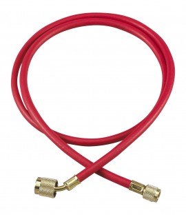Yellow Jacket 22710 HAVS-120 10' Red Hose with SealRight fitting, PLUS II&amp;trade;, 1/4&amp;quot;-