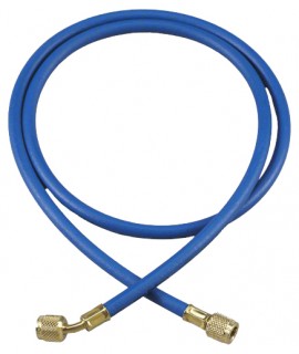 Yellow Jacket 25248 HAVBV-48 48&amp;quot; Blue Hose with FlexFlow valve, PLUS II&amp;trade; 1/4&amp;quot;-