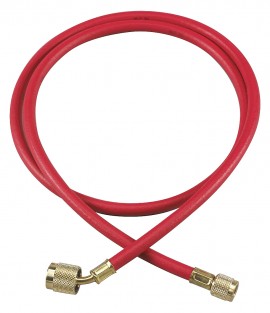 Yellow Jacket 25750 HAVBV-600 50&#039; Red Hose with FlexFlow valve, PLUS II&amp;trade; 1/4&amp;quot;-