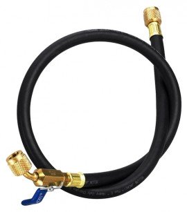 Yellow Jacket 25872 HCABV-72 72&amp;quot; Heavy Duty Hose with FlexFlow, PLUS II&amp;trade; 1/4&amp;quot;-