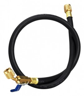 Yellow Jacket 25896 HCABV-96 96&amp;quot; Heavy Duty Hose with FlexFlow, PLUS II&amp;trade; 1/4&amp;quot;-
