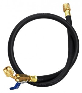 Yellow Jacket 25910 HCABV-120 10' Heavy Duty Hose with FlexFlow, PLUS II&amp;trade; 1/4&amp;quot;-