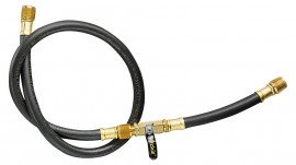 Yellow Jacket 26072 BCBV-72 72&amp;quot; Heavy Duty Hose, 3/8&amp;quot; straight x FlexFlow, PLUS II&amp;trade;, 3/8&amp;quot;-