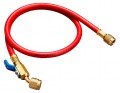 Yellow Jacket 29660 Plus II&amp;trade; Hose with 1/4&amp;quot; compact ball valve fittings, 60&amp;quot;, red-