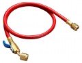 Yellow Jacket 29712 Plus II&amp;trade; Hose with 1/4&amp;quot; compact ball valve fittings, 12', red-