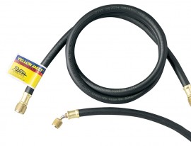 Yellow Jacket 29912 Plus II&amp;trade; Heavy-Duty Hose with 1/4&amp;quot; ball valve fittings, 12'-
