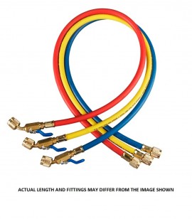 Yellow Jacket 29998 Japan Plus II Hose 96&amp;quot; with compact ball valve, 5/16 x 5/16&amp;quot;, 3-Pack-