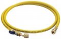 Yellow Jacket 30460 Yellow Plus II&amp;trade; Hose with 1/4&amp;quot; LH to 1/4&amp;quot; RH, 45&amp;deg; fitting and ball valve, 60&amp;quot;-