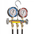 Yellow Jacket 42044 2-Valve Brass Charging Manifold with 60" Hoses-