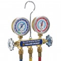 Yellow Jacket 42333 Series 41 Deluxe Manifolds with Class 1 Brass Gauges and 36&amp;quot; PLUS II&amp;trade; standard fittings, psi-