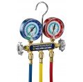 Yellow Jacket 44235 Series 41 Deluxe Manifolds with Class 1 brass gauges and 60&amp;quot; PLUS II&amp;trade; SealRight &amp;trade; fittings, psi-