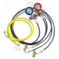 Yellow Jacket 45930 CO&lt;sub&gt;2&lt;/sub&gt; Transcritical Test and Charging Manifold with Quick Couplers-