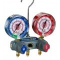 Yellow Jacket 49811 TITAN&amp;reg; 2-Valve Test and Charging Manifold 49812 with 60&amp;quot; PLUS II&amp;trade; RYB, R/B gauges, kPa/psi, R22/134a/404A, &amp;deg;C-