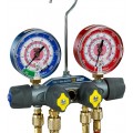 Yellow Jacket 49957 TITAN&amp;reg; 4-Valve Test and Charging Manifold Backpack Kit, LF R134a/404a/407C &amp;deg;C-