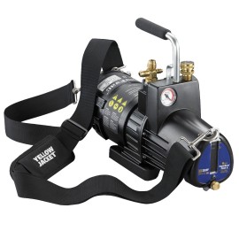 Yellow Jacket 93780 SuperEvac Plus II Vacuum Pump with Brushless DC (BLDC) Motor, 8 CFM-
