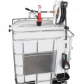 ZeeLine ZE1700PK-IBC-500 Pneumatic Oil Pump Kit with Hose Reel and Preset Meter, 3:1 Ratio, 6.6 GPM-