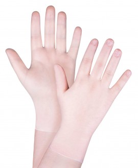 Zenith SAP336 Disposable Powder-Free Vinyl Gloves, Large, 100-Pack-